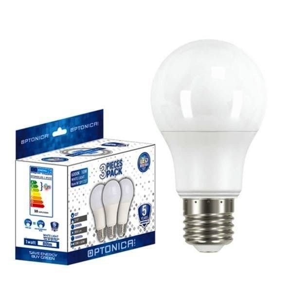 Żarówka LED E27 A60 11W/1055lm NW - 3pak.