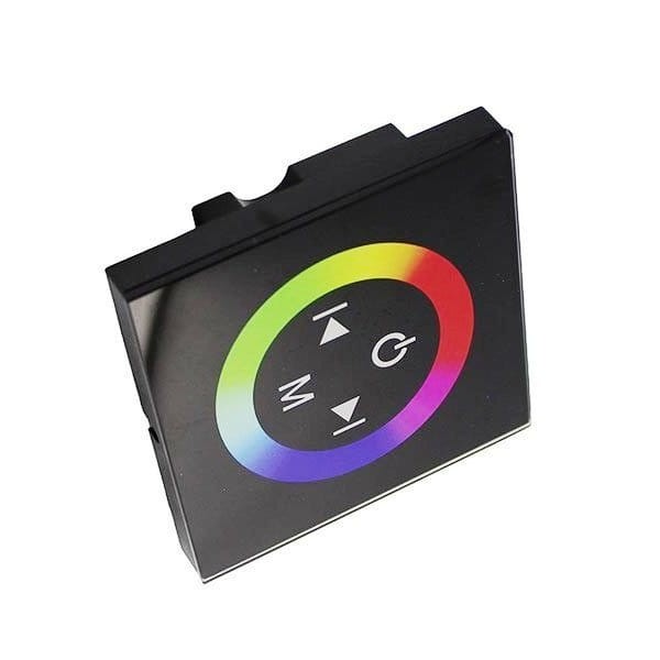Ściemniacz Dotykowy LED RGB 12V-24V DC  Ścienny Czarny