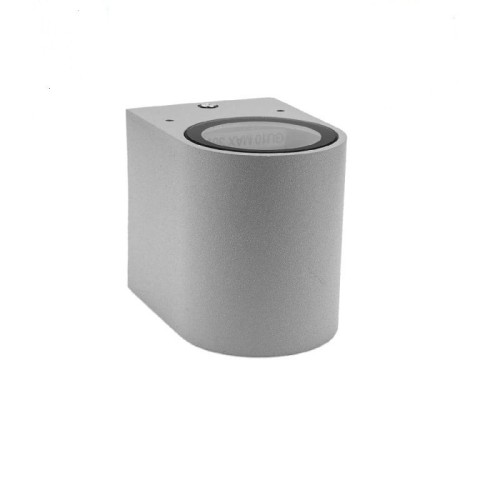 Oprawa Ścienna Alu Szara Obudowa GU10