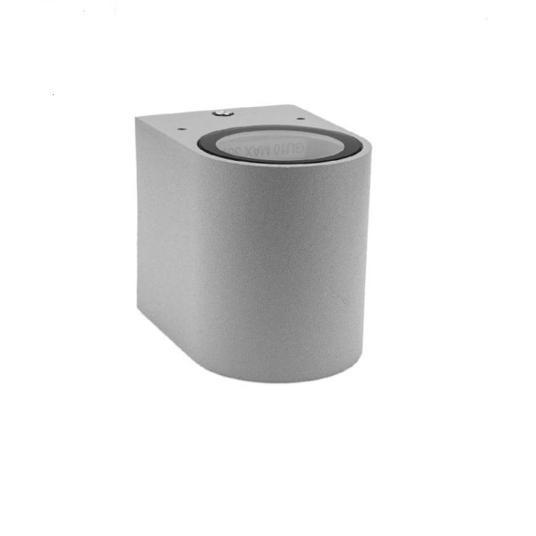 Oprawa Ścienna Alu Szara Obudowa GU10