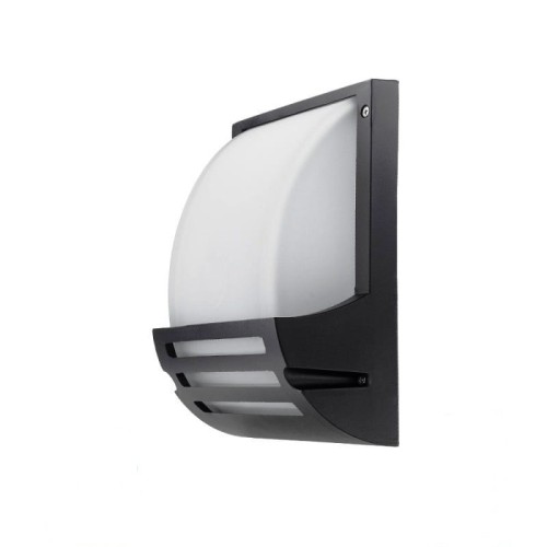 Oprawa Ścienna Aluminiowa Obudowa Czarna matowa 1xE27