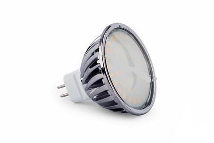 Żarówka Led MR16 42SMD 2835H Alu Mleczna Zimna 10-18V AC/DC 6W/540lm