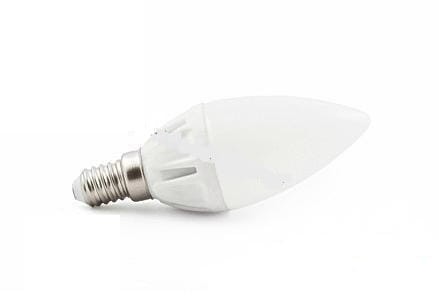 Żarówka LED E14 35SMD 3014H Świeca Ceramiczna Zimna 4W/320lm