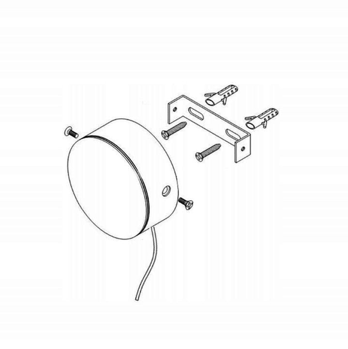 montaż lampki ściennej LED