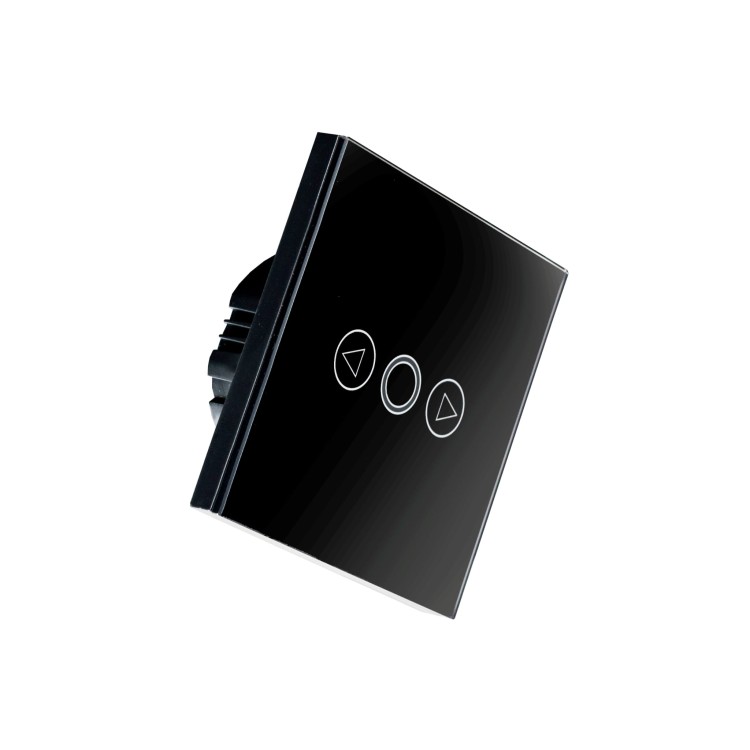 Dotykowy Ściemniacz do LED 230V Szklany Czarny