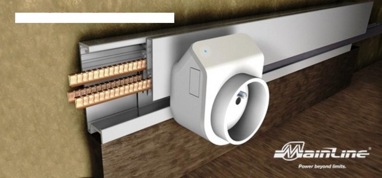 Mobilne Gniazdko na szynie zasilającej