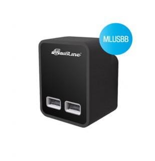 Gniazdo USB Mobilne Gniazdka czarne