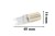 Żarówka Led G9 64SMD 3014 Mini Silicon Ciepła 3W/270lm wymiary
