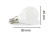 Żarówka Led E14 42SMD 3014H Kula Ceramiczna Ciepła 4W/400lm wymiary