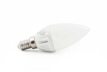 Żarówka Led E14 16SMD 2835H Świeca Ceramiczna Ciepła 6W/540lm