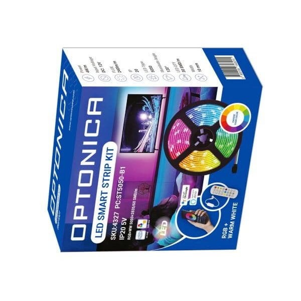 Zestaw - TV Taśma LED RGB+WW WiFi Pilot opakowanie