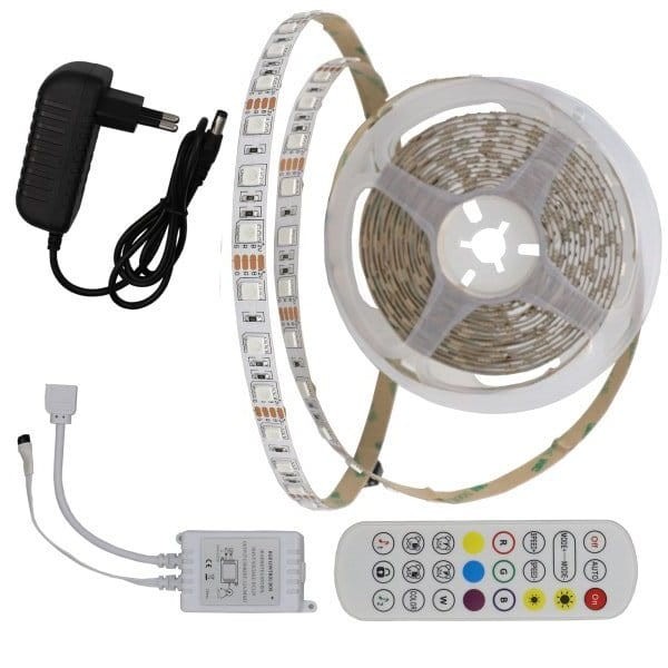 Taśma LED RGB 300SMD + sterownik + pilot