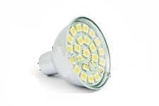 Żarówka Led MR16 24SMD 5050H Alu Zimna 12V DC 3,5W/260lm