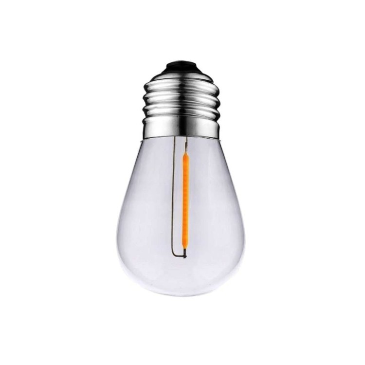 Żarówka LED E27 1W/100lm WW Filament Ciepła