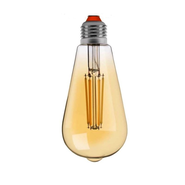 Żarówka LED E27 Filament DIM 6W/550lm Łezka Retro