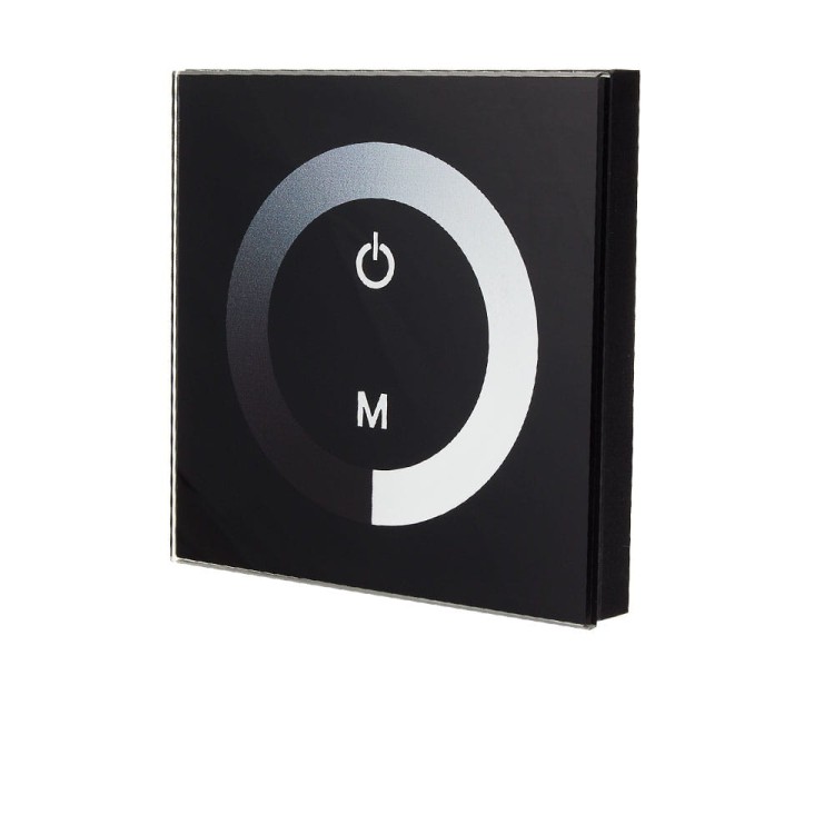 Ściemniacz Dotykowy LED 12V - 24V DC  Ścienny Czarny