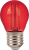Żarówka Led E27 2W 60lm dekoracyjna czerwona filament