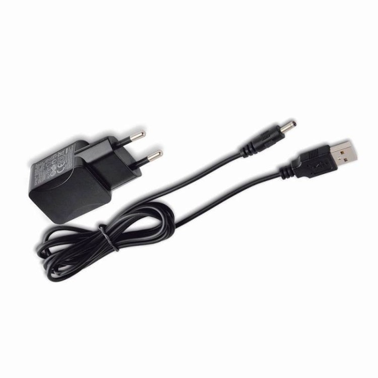 Lampka biurkowa LEDowa 5W Czarna LCD adapter