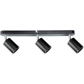 Lampa spot sufitowa 3 x GU10 czarna