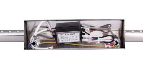 Kinkiet LED 60cm 15W INOX Neutralny NW zasilacz