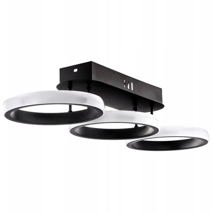 Lampa LED 3xOkręgi 38W/3420lm CCT z pilotem + TUYA