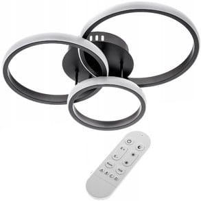 Lampa LED 3xOkrąg 46W/4140lm CCT z pilotem + TUYA ściemnialna DIM