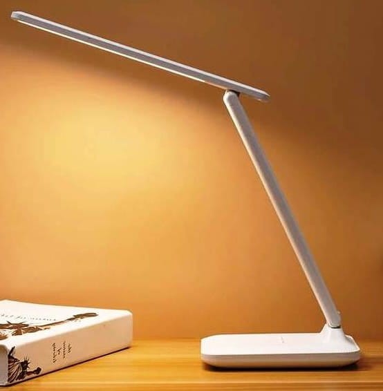 Lampka na biurko LED 7W Biała USB DIM