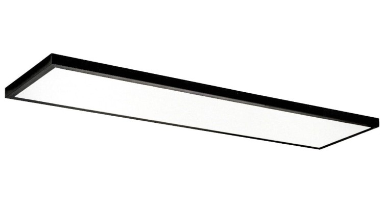 Panel LED natynkowy czarny 120x30 50W/5020lm barwa światła neutralna