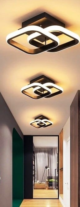 Lampa diodowa "Kwadraty" zastosowanie