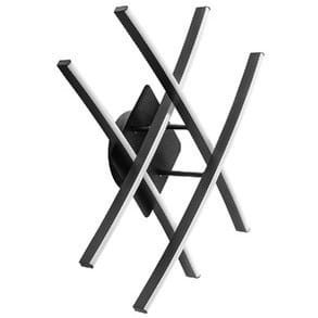 Lampa LED DIM "#" 28W Czarna sterowana pilotem lub aplikacją