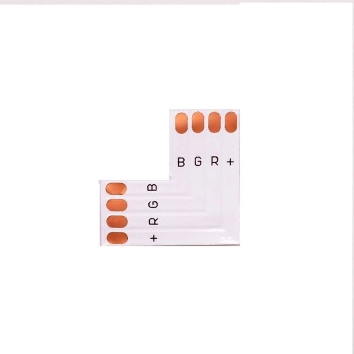 Złączka kątowa do taśm LED RGB 10mm