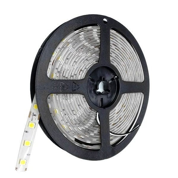 Taśma LED 60xSMD 5050 biała neutralna 1m 12V/14,4W/1000lm  wodoodporna