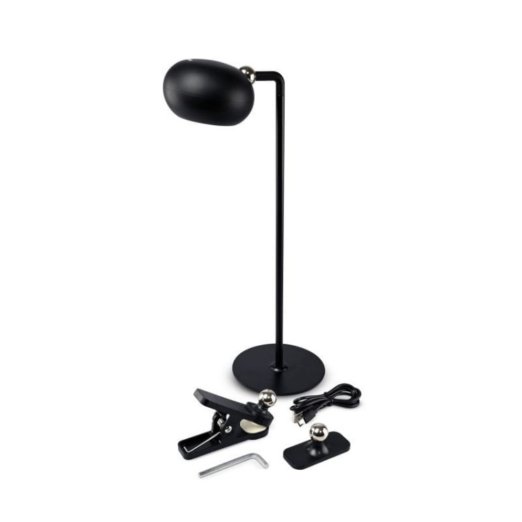 Lampka Biurkowa LED "3in1" 3W DIM z akumulatorem czarna