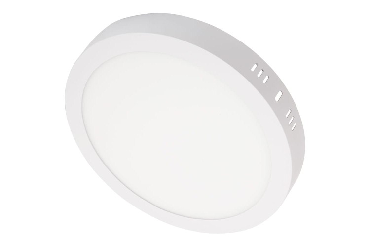 Panel LED natynkowy okrągły 24W/2160lm barwa światła biała ciepła