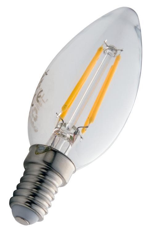 Żarówka led E14 COG Filament Edison Świeca Ciepła 4W/480lm