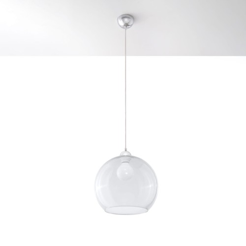 Lampa wisząca BALL transparentny żyrandol
