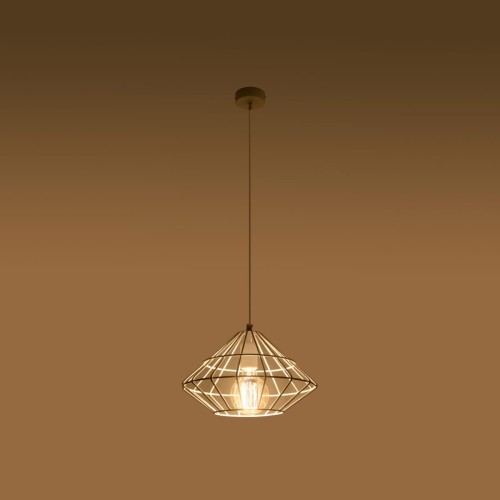 Lampa wisząca UMBERTO biała z żarówka led