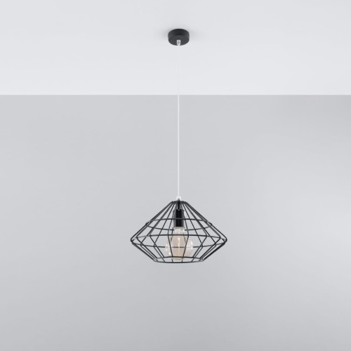 Żyrandol wiszący UMBERTO czarny