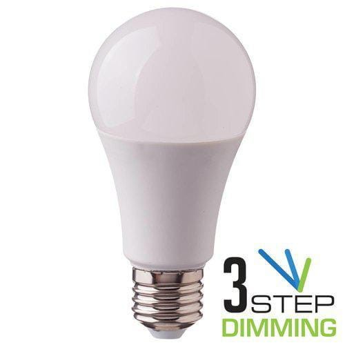 Żarówka LED E27 9W/806lm 3step DIMMING bez ściemniacza