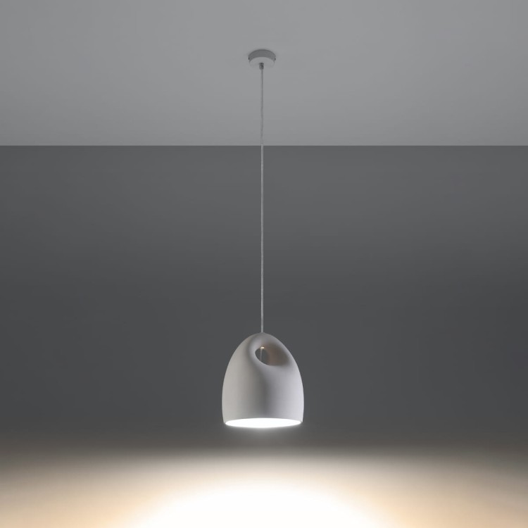 Lampa wisząca ceramiczna BUKANO z żarówką led