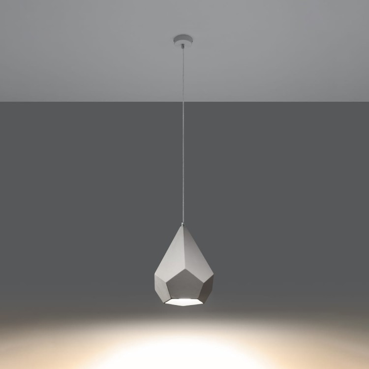 Lampa wisząca ceramiczna PAVLUS z żarówką led
