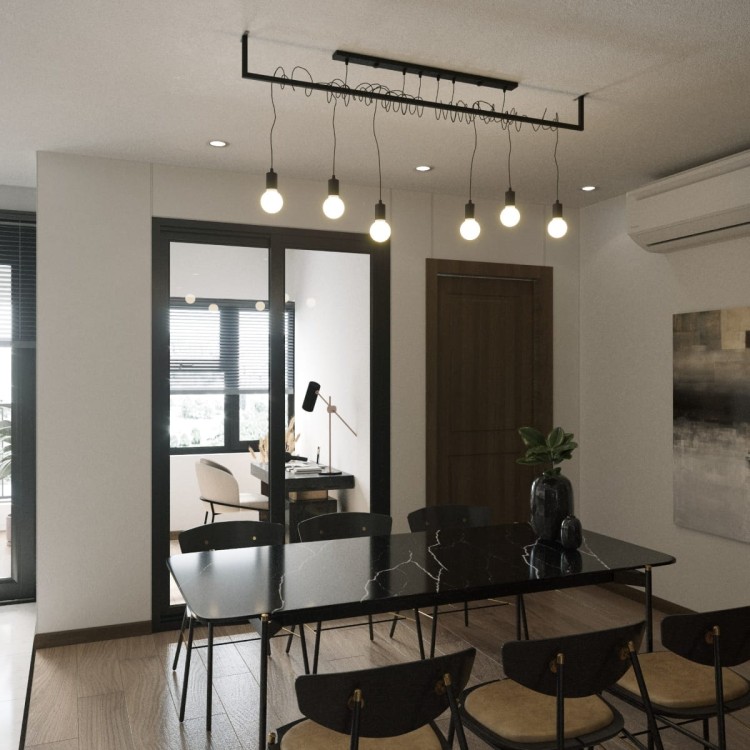 Żyrandol SALAMANCA  w salonie