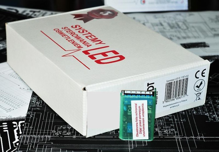 Cyfrowy ściemniacz Led EC-11D Enterius opakowanie
