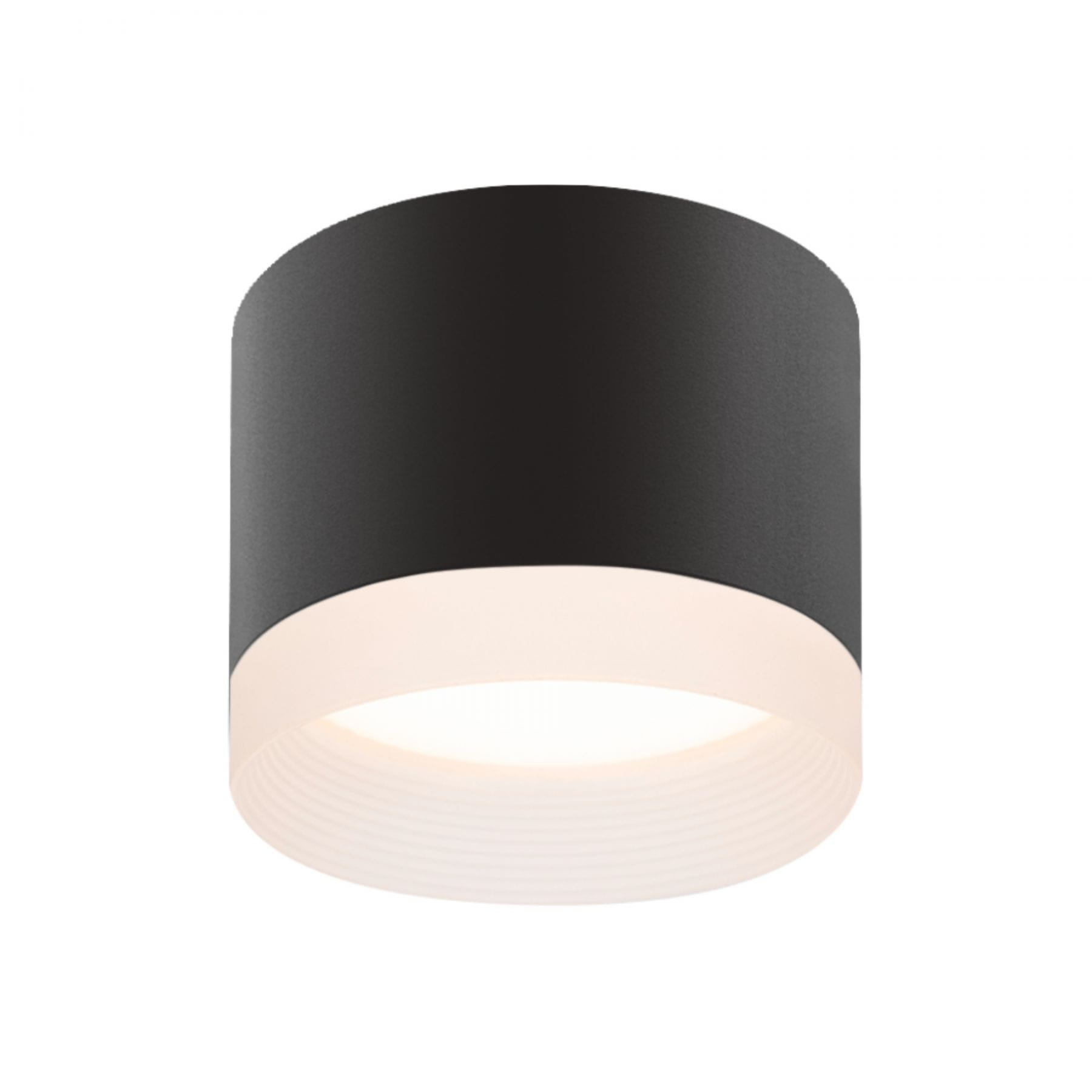 Oprawa sufitowa LED GX53 czarna walcowata